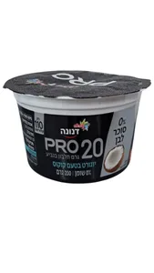 דנונה פרו קוקוס ללא סוכר 20 גרם חלבון