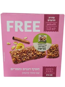 חטיף  - FREE דגנים ותמרים