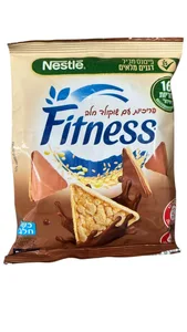 פריכיות פיטנס בציפוי שוקולד  60 גרם