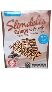 סלים דליס קריספי במילוי שוקולד מארז 6 יח