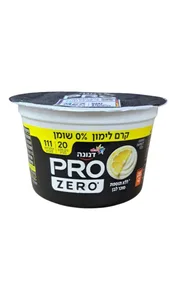 דנונה פרו קרם לימון ללא סוכר 20 גרם חלבון