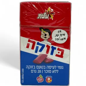 מסטיק בזוקה 28 גרם בקרטון