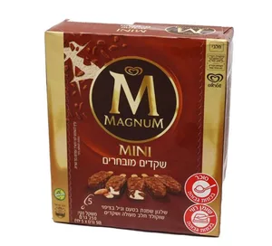 מאגדת מגנום מיני שקדים מובחרים 5 יח'