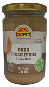 חמאת בוטנים טבעית קליית גת 300 גרם