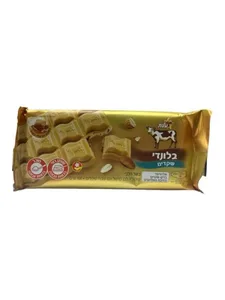 שוקולד חלב בלונדי שקדים