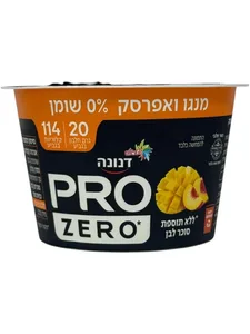 דנונה פרו מנגו אפרסק ללא סוכר 20 גרם חלבון
