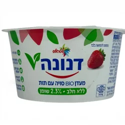 מעדן ביו סויה עם תות