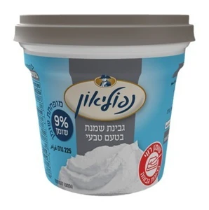נפוליאון גבינת שמנת טבעי 9%  225 גרם